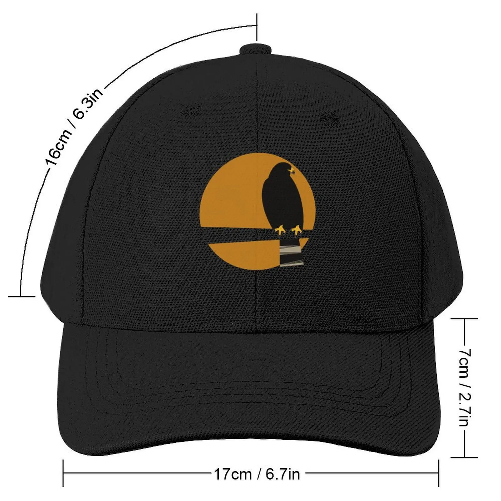 Zone-tailed Hawk (Buteo albonotatus) - Texas Threatened Bird Baseball Cap Trucker Cap Fishing cap Vintage For Women 2024 Men's