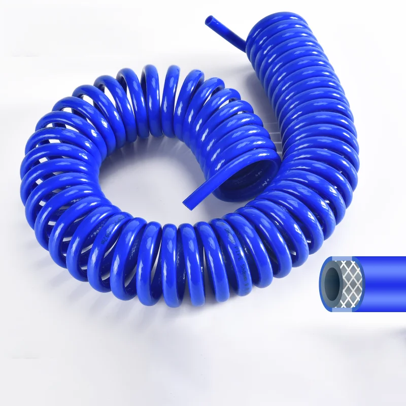 

3M/6M/9M/12M/15M Pneumatic Polyurethane PU Air Compressor Hose Tube 6*4mm 8*5mm 10*6.5 12*8mm Telescopic Spring Spiral Pipe Tool