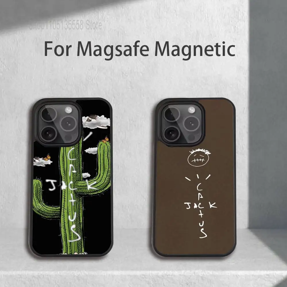 

C-Cactuss J-Jack Travis Phone Case For iPhone 17,16,15,14,13,12,11,Pro,Max,Plus,Mini,SE4,E Magnetic Magsafe Wireless Charging