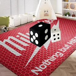 M-Milwaukee Floor Mat INS Style Soft Bedroom Floor House Laundry Room Mat Anti-skid Household Carpets