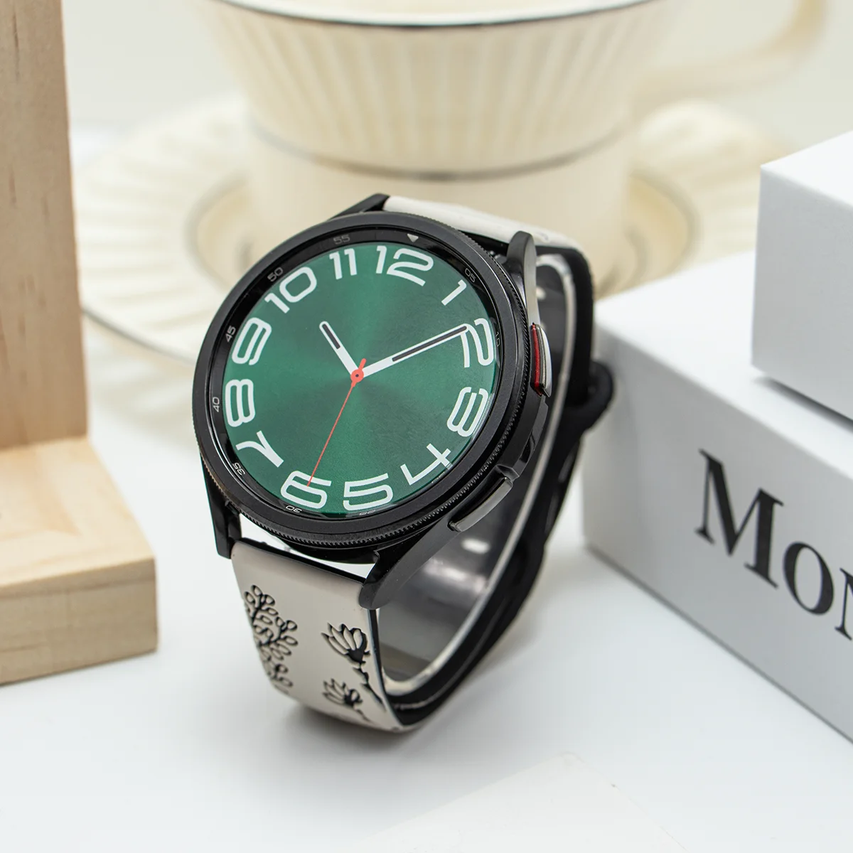 20mm Two-Tone Dandelion Band for Galaxy Watch 7/6/5/4 44 40mm Strap Silicone Bracelet for Amazfit for Xiaomi for Garmin Correas