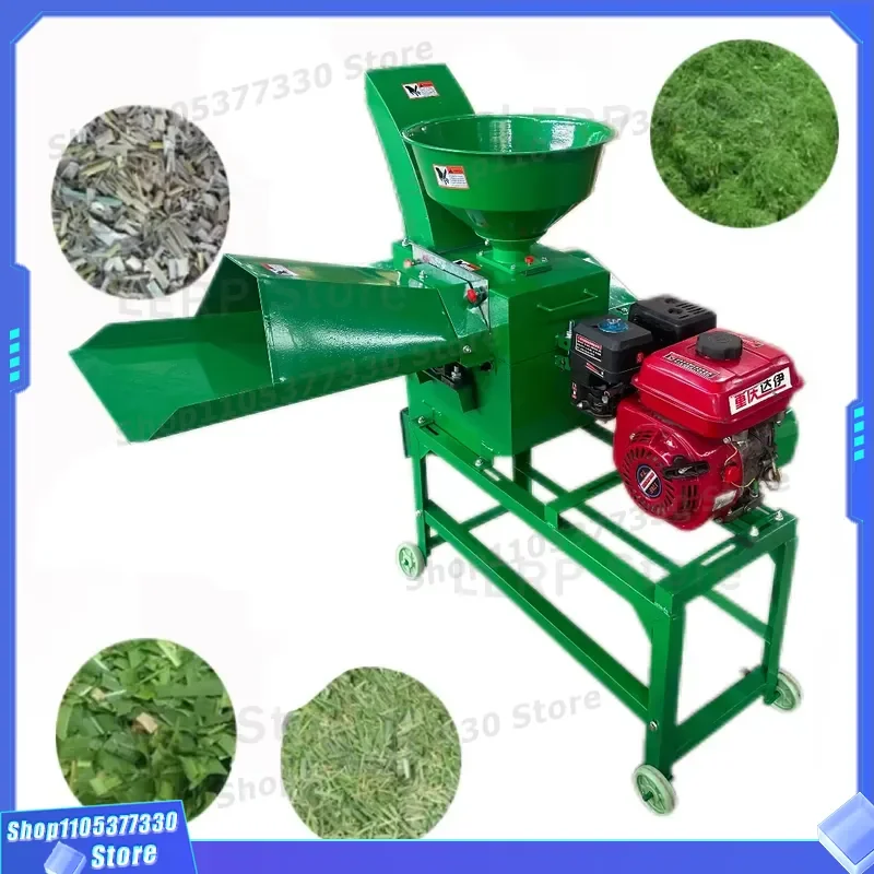 Diesel Multi Function Shell Cutting Machine Lawn Corn Crusher Animal Feed Processing Equipment Agricultural Machinery Multi