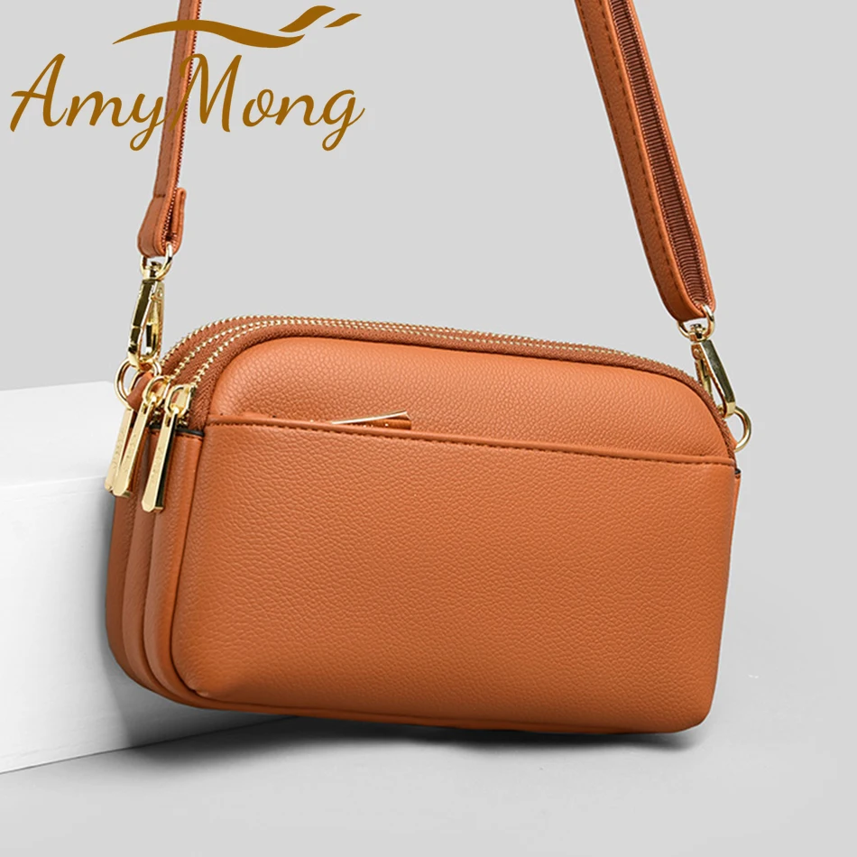 High Quality Purse Leather Luxury Handbag Women Shoulder Bags Designer Crossbody Bag for Female Bag Fashion Ladies Messenger Sac