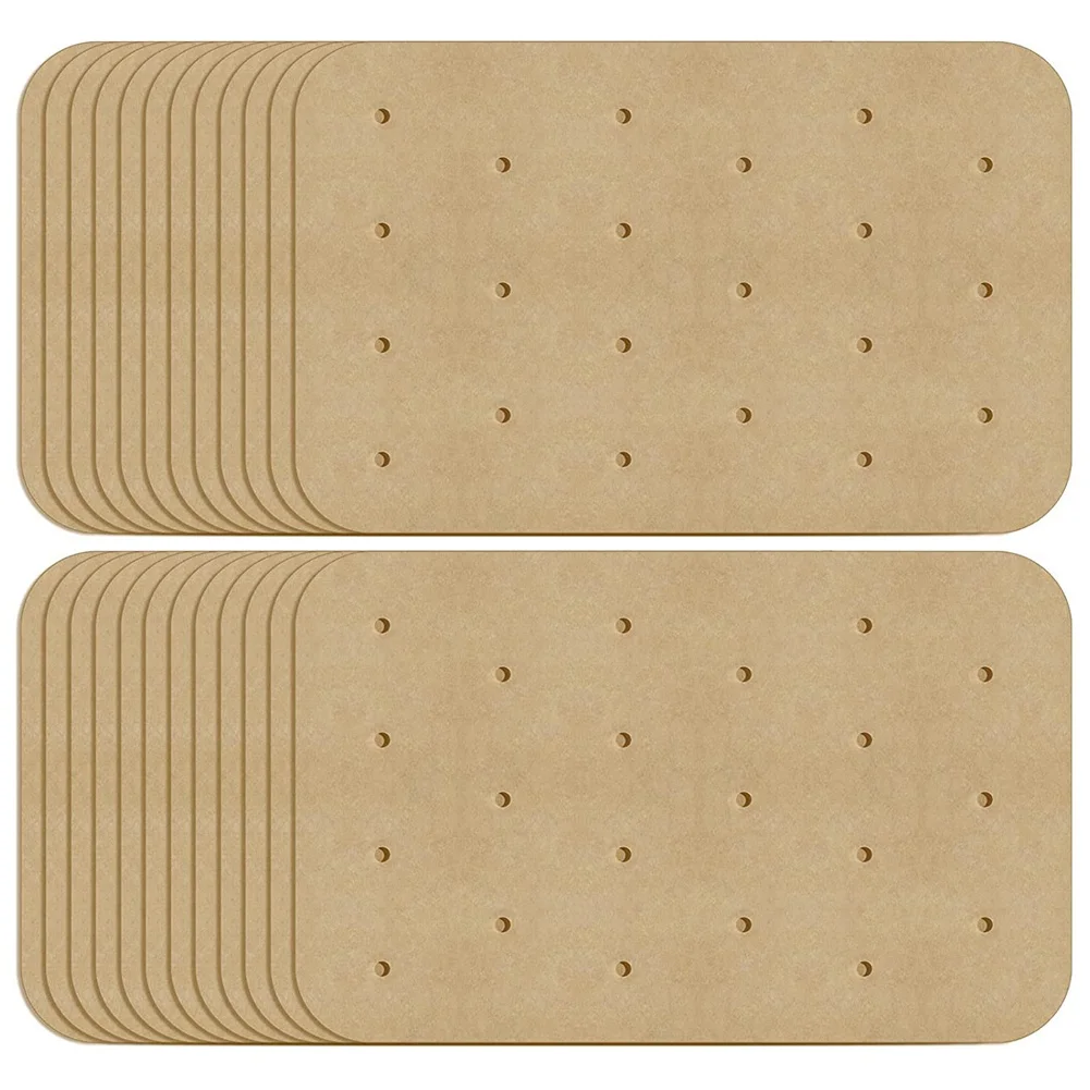 A74X 200 Uds freidora de aire papel agujero de aire freidora de aire revestimientos de papel pergamino para Ninja DZ201, DZ401 accesorios para freidora de aire duales
