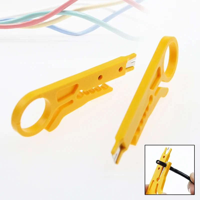 1 Máy Tính Bỏ Túi Mini Di Động Dây Vũ Nữ Thoát Y Dao Crimper Kìm Uốn Công Cụ Cáp Tước Dao Cắt Dây Crimpatrice Công Cụ Phần
