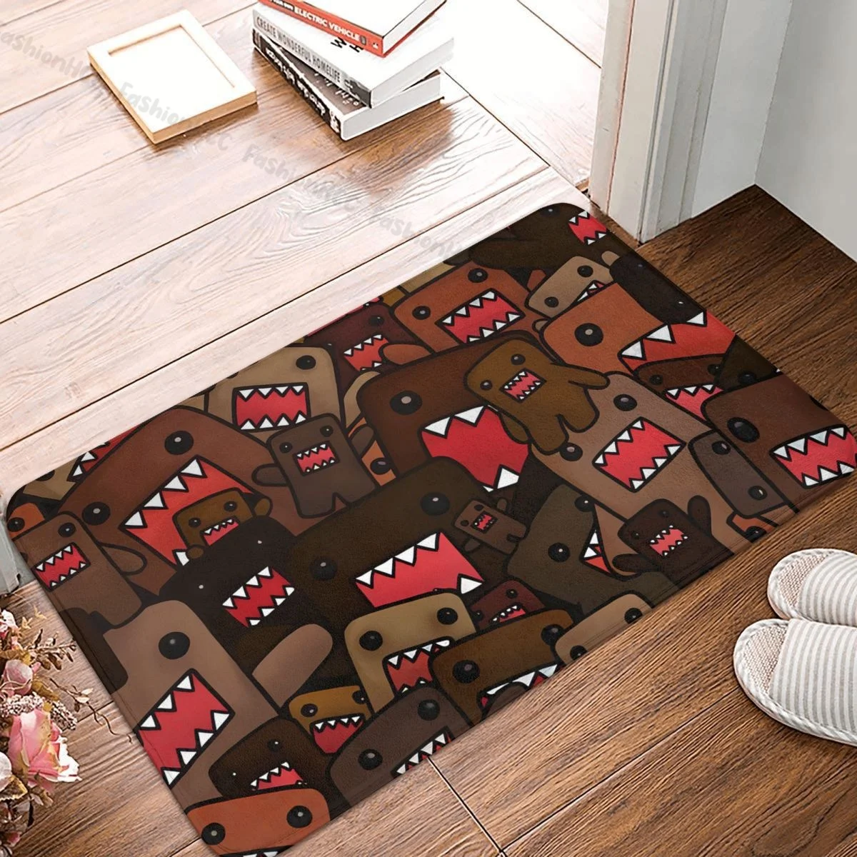 

Bathroom Mat Domo Kun Doormat Flannel Carpet Outdoor Rug Home Decor