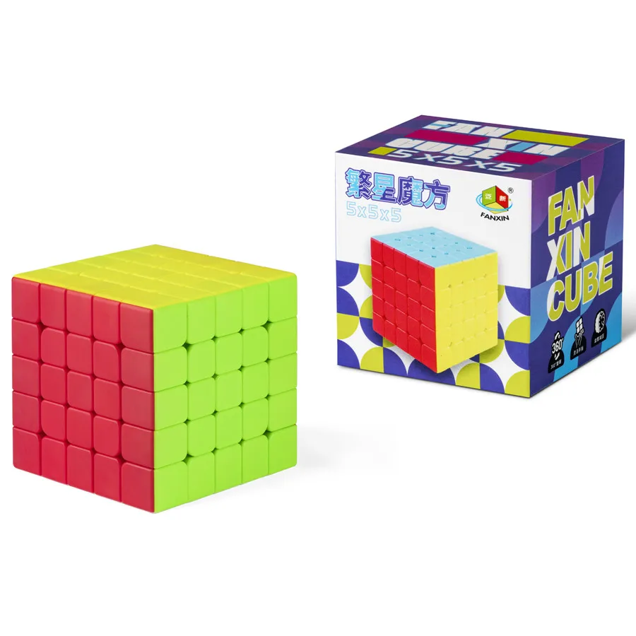 2X2 3X3 4X4 5X5 Stickerloze Magische Kubus/2X2 3X3 4X4 5X5 Koolstofvezel Magische Kubus