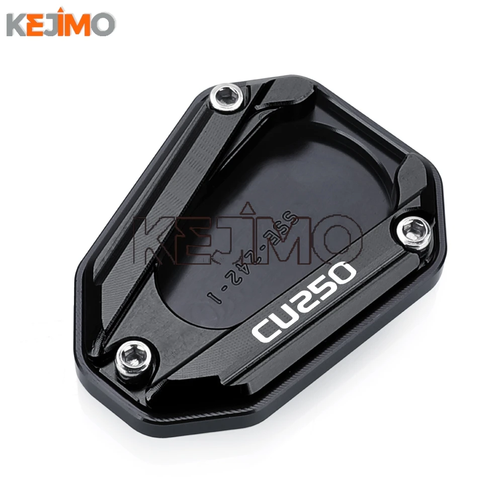 FOR VOGE CU525 2023 CU250 2024 CU625 CU 525 250 2025 2026 Motorcycle Side Stand Enlarged Plate Kickstand Side Stand Enlarger Pad view 2
