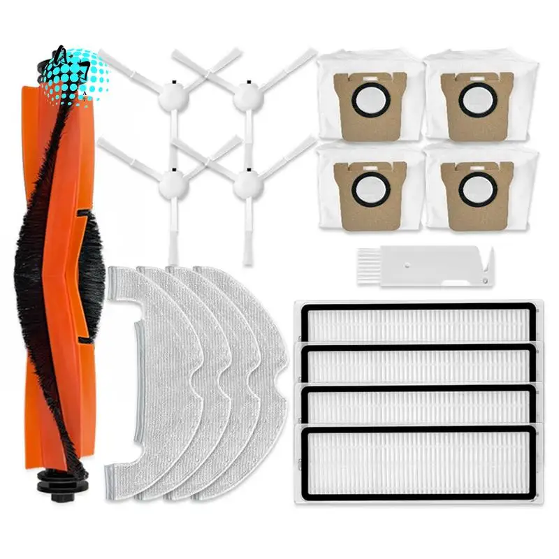 

A07F-For Xiaomi Robot Vacuum X10 Replacement Accessories Main Side Brush Hepa Filter Mop Cloth Dust Bag