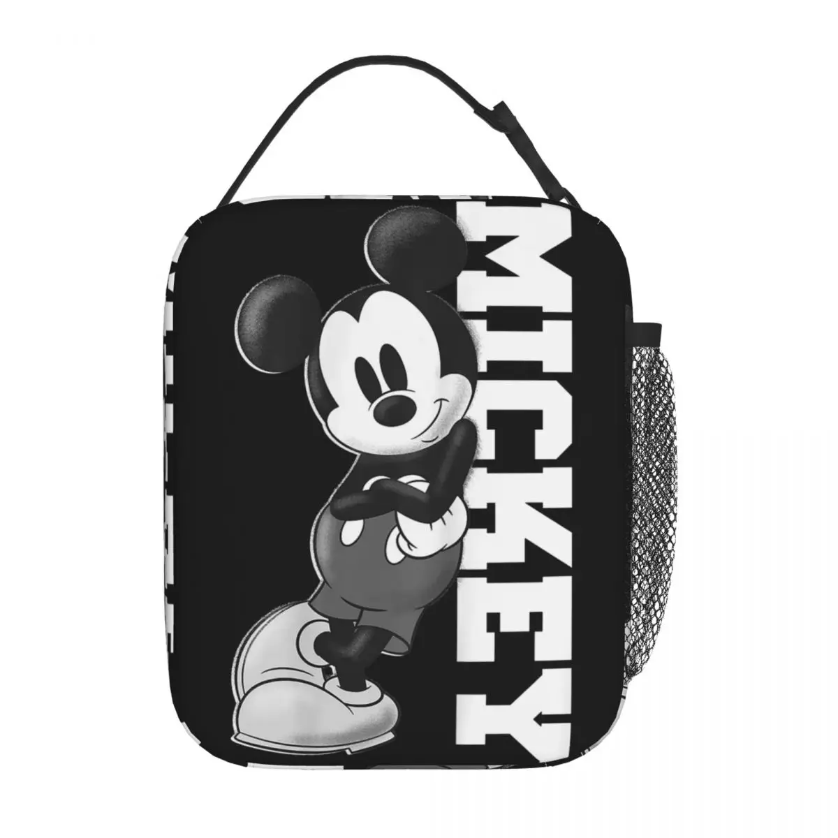 Mickey And Friends Insulated Lunch Bags Portable Mickey Mouse Lean Meal Container Cooler Bag Tote Lunch Box School  Bento Pouch