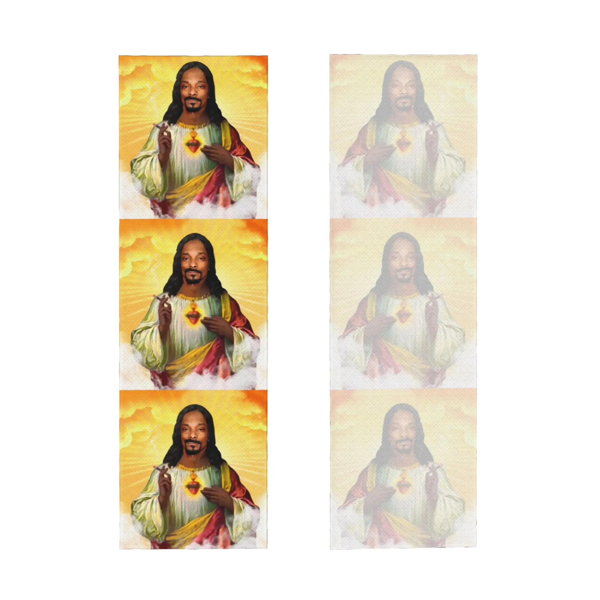 Saint Jesus Snoop Dogg Music Rapper Cold Exercise Towel   Super Soft Breathable Instant Cooling Towel Swimming Towels
