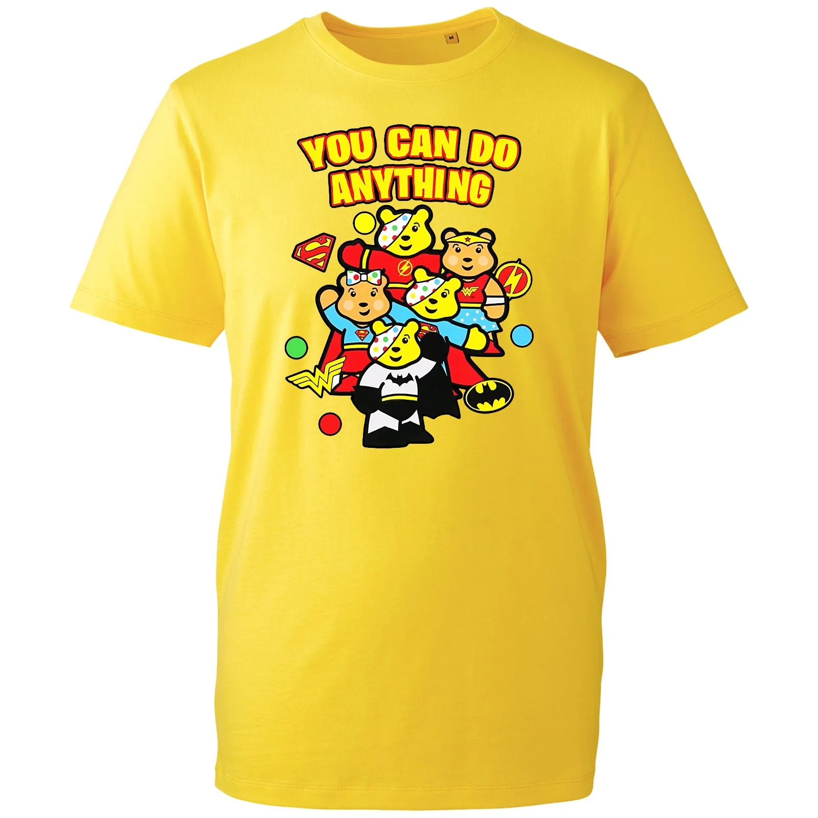 T-shirt pour enfants Spotty Pudsey Bear, t-shirt de charité pour enfants en détresse, t-shirt à pois, cadeau