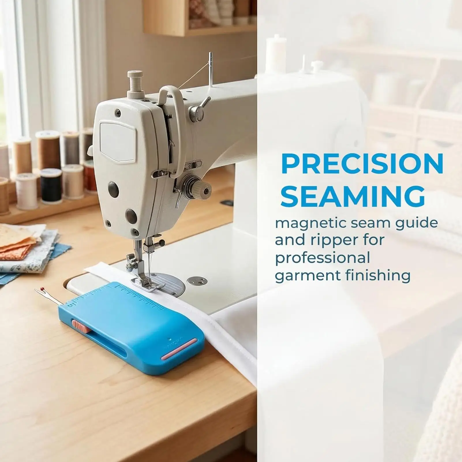 Магнитный направитель для швейных машин с разметкой, многофункциональные швейные принадлежности для начинающих и профессионалов