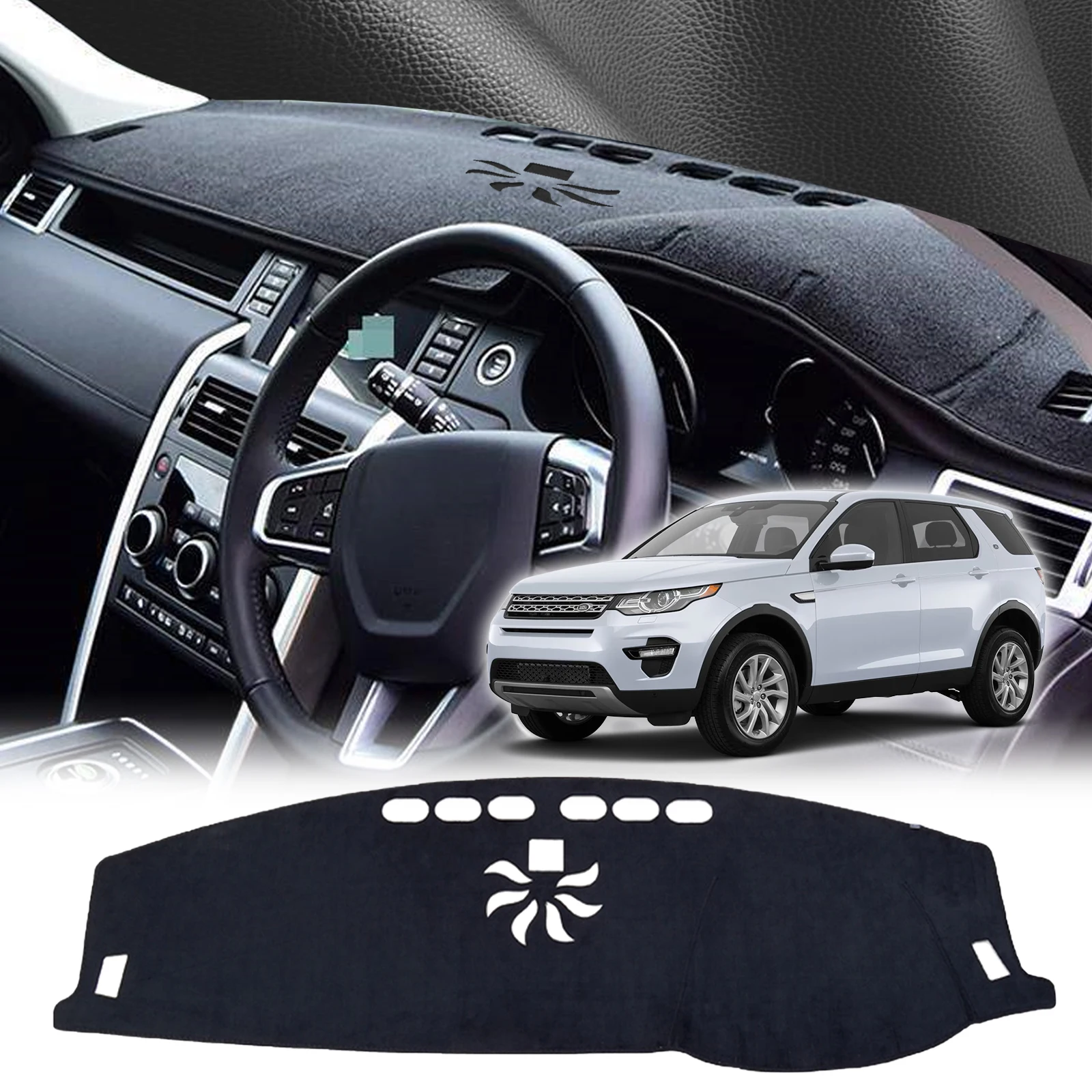 

Luxury Dashboard Mat for Discovery Sport 2015-2019 - Custom Fit UV Block Reduce Glare Easy Clean Design dashmat Accessories