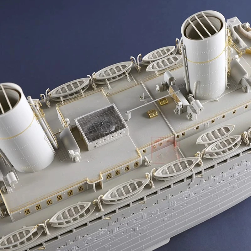 플라스틱 전함 모델 키트 1/200 왕립 군대 수송선 올림픽 시뮬레이션 성인 조립 보트 모델 장난감 선박 선물