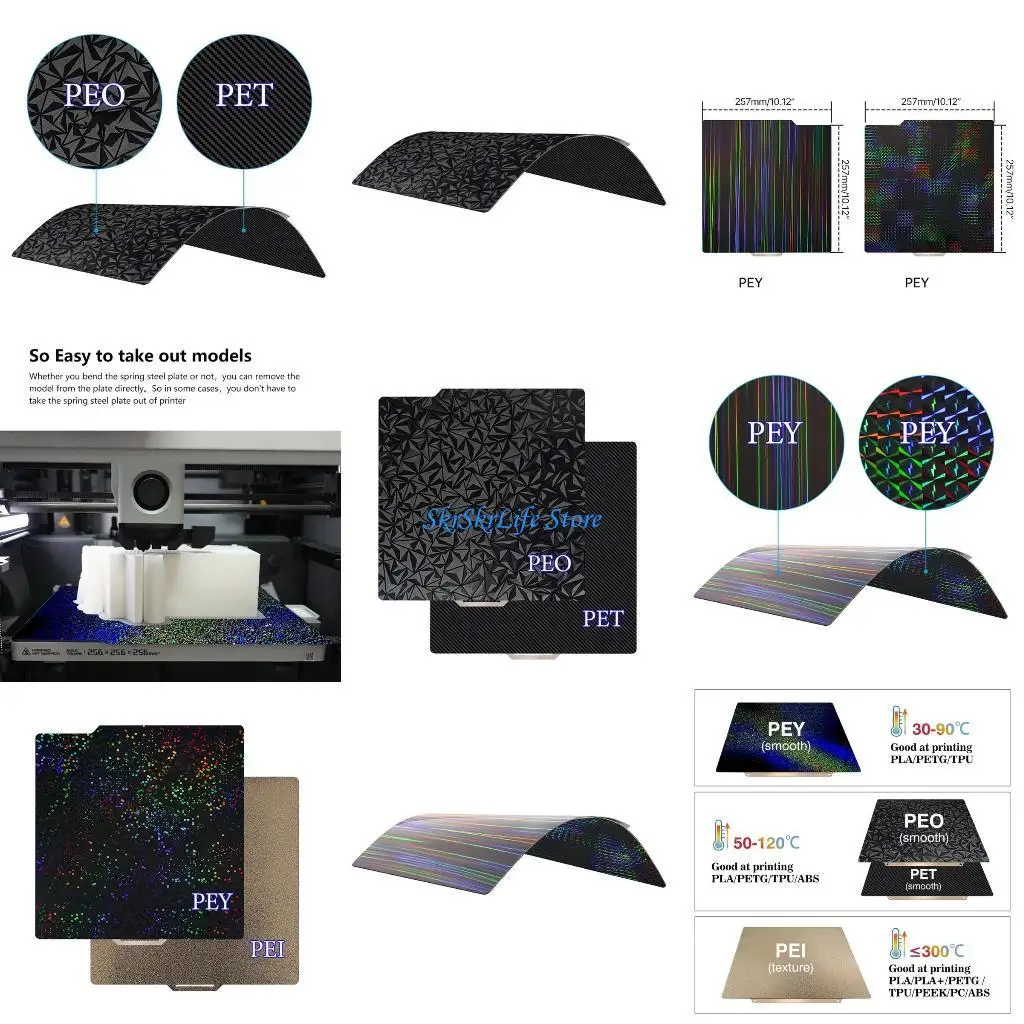 E65E ضعف الجانب PEI/PEO/PEY ورقة الكربون بناء لوحة لسرير بامبو مختبر P1P ساخنة #1