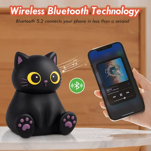 Mini Altavoz Bluetooth Con Animales Bonitos, Altavoz