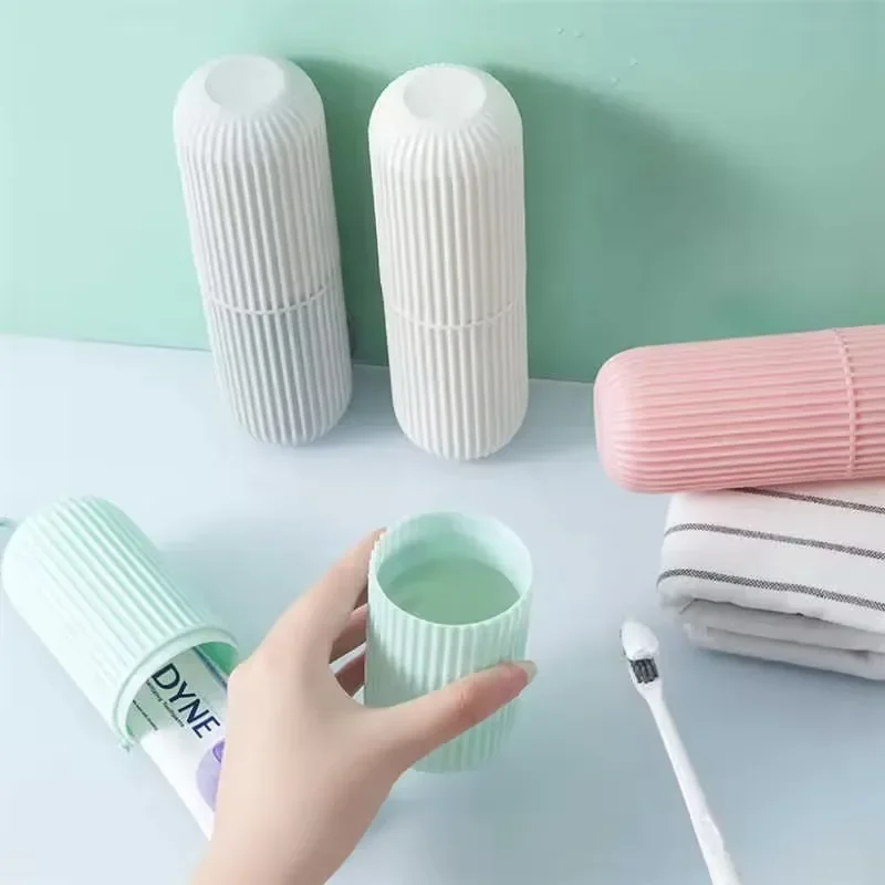 Travel Portable Toothbrush Toothpaste Holder Storage Case Household Storage Cup Outdoor Holder Bathroom Cover Tooth Brush Box