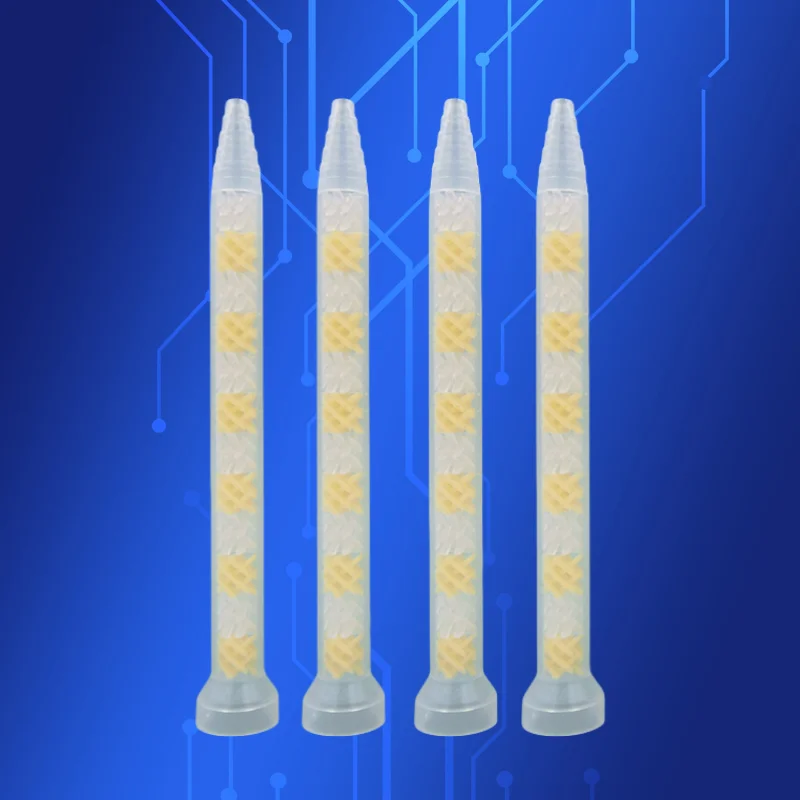 

GSM9-12 Статическая смесительная насадка, 10 шт. — смеситель клея AB с высоким расходом для эпоксидной смолы и промышленного дозирования клея (прочный POM)