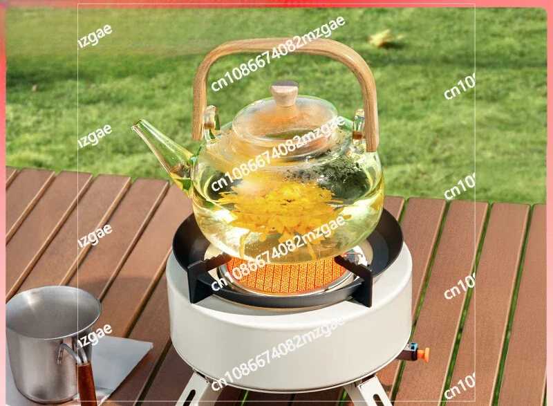 Outdoor Tea Stove, Portable Gas Stove, Camping Picnic Equipment, Complete Set of Split Type Stove