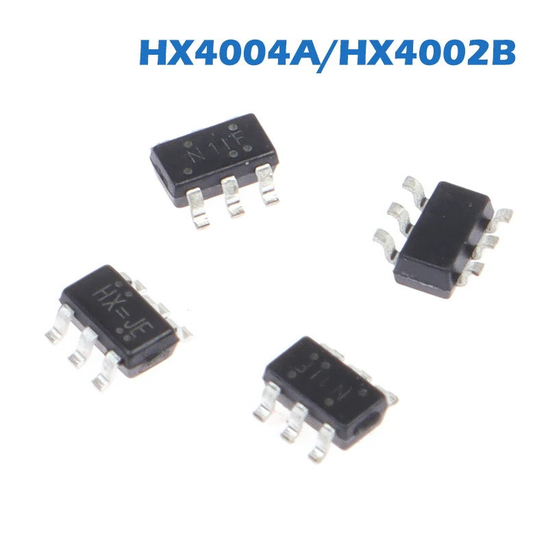 10Pcs HX4004A HX4004 HX4002 HX4002B Screen Printing HX-JE N11F SOT23-6 Non-inductive Boost Chip IC 4004A 4002B