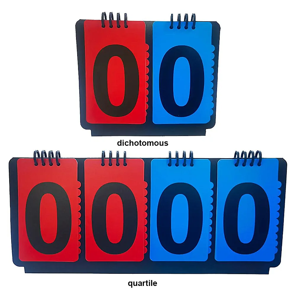 Score Keeper Manuelle Score Flip Cards Score Counter für Basketball Fußball Volleyball Tennis Sport