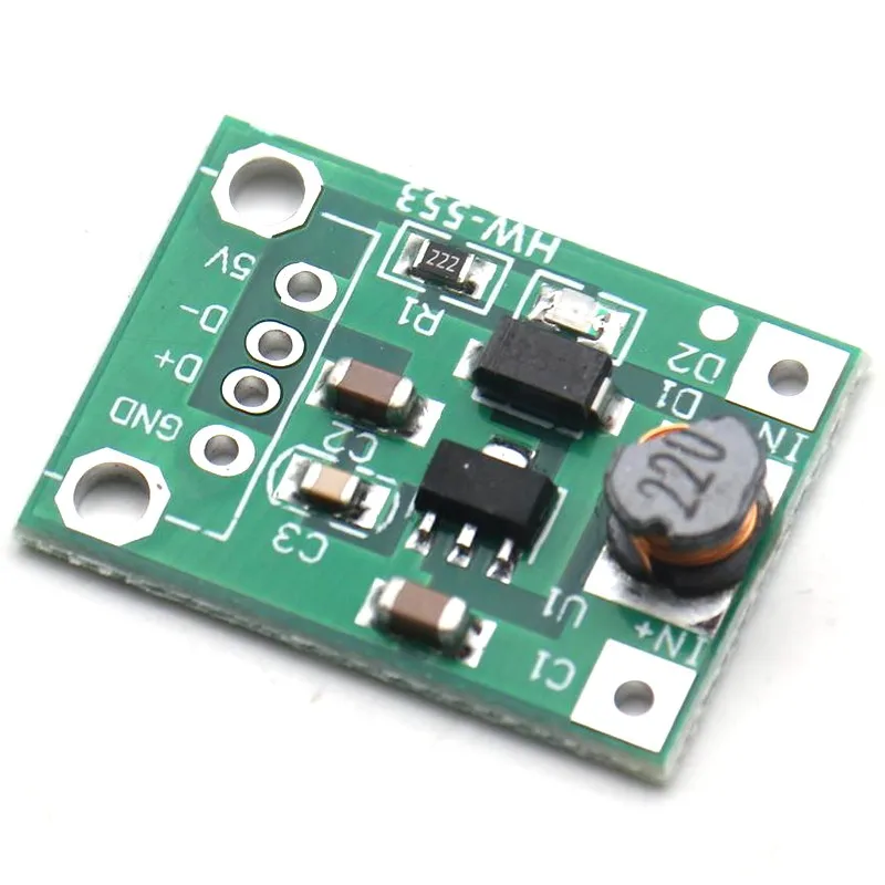 DC-DC boost module (1V-5V) 5V boost board 5V output, excluding USB head, mobile power supply