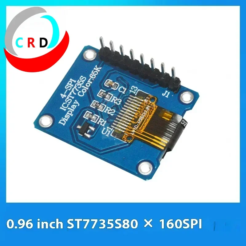 Changruida 0.96 inch TFT LCD 80x160 full color ST7735S small screen SPI module LCD raspberry pi screen  lcd display  esp32 oled