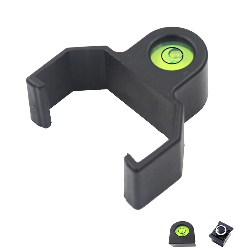 Plastic Bracket Bubble Level Plug-in Tower Ruler Leveling Blister Buckle Vertical Measurement Horizontal Hanging Level Bead 1PCS