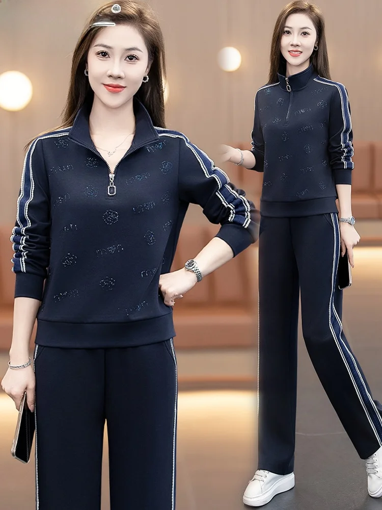 

TUCANO женский комплект спортивной одежды для бега, модный свободный крой, повседневный костюм из двух предметов на молнии, осенний новый Sle