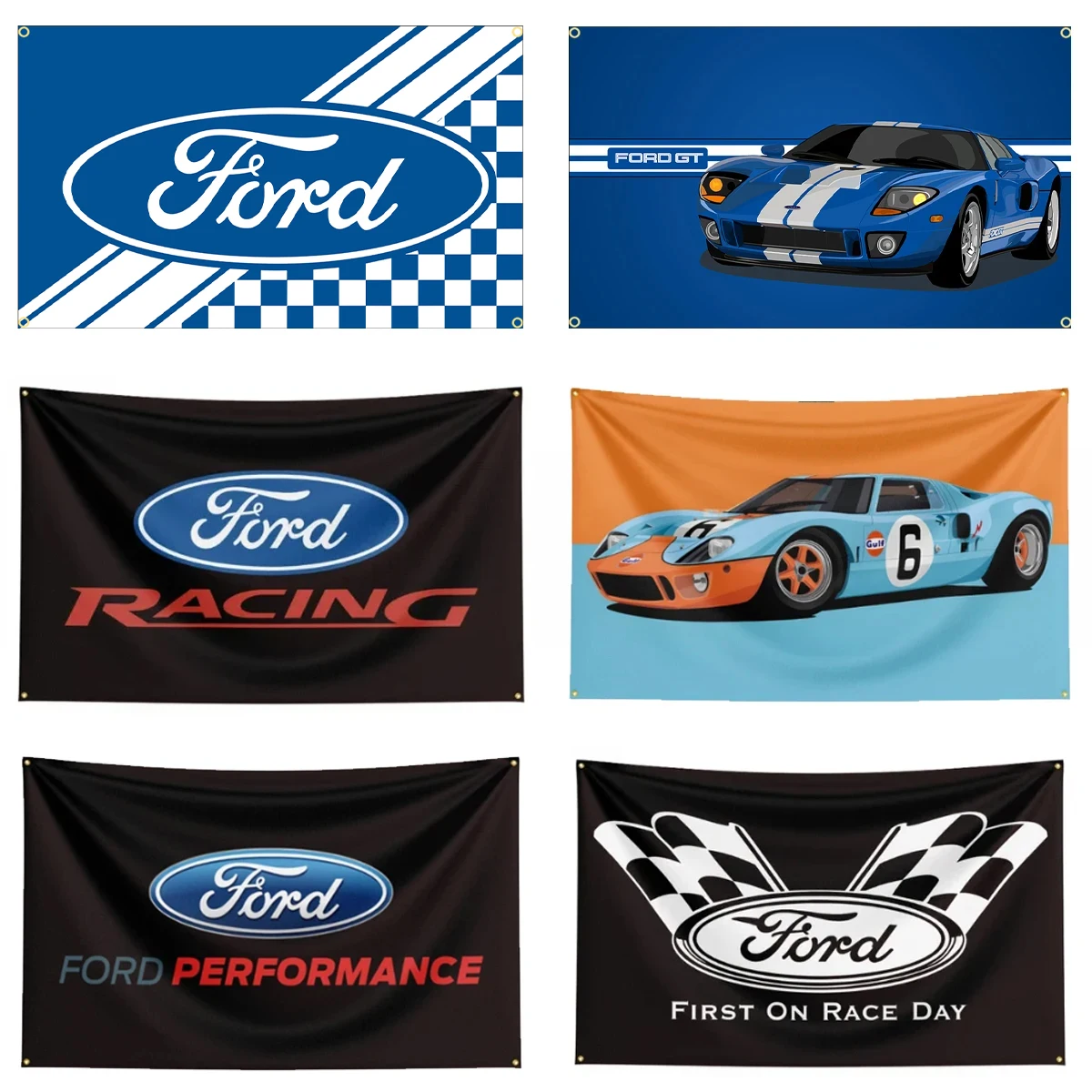 FLAGDOM 90x150cm 3X5FT F Racing Car Flag Polyester Printed Car Banner For Decor