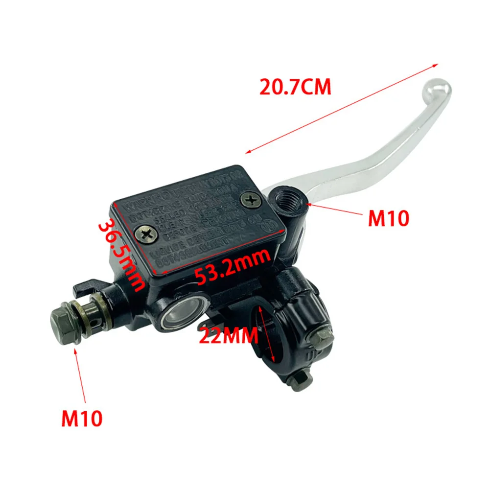 

Motorcycle 22mm Disc Brake Pump Assembly High Performance 22mm Motorcycle Front Disc Brake Hydraulic Pump Assembly