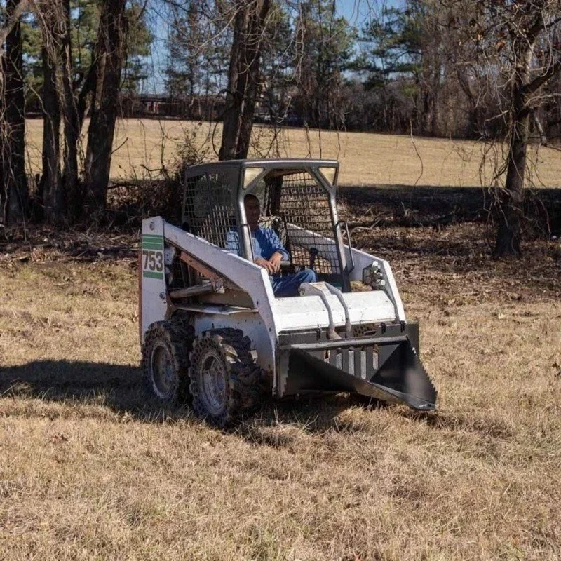 

stump barrel tree shovel excavator, general-purpose slip steer loader fast rev