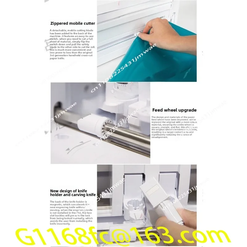 Cameo4 Intelligent Heat Transfer Automatic Edge Patching Label PVC Sticker Die Cutting Machine