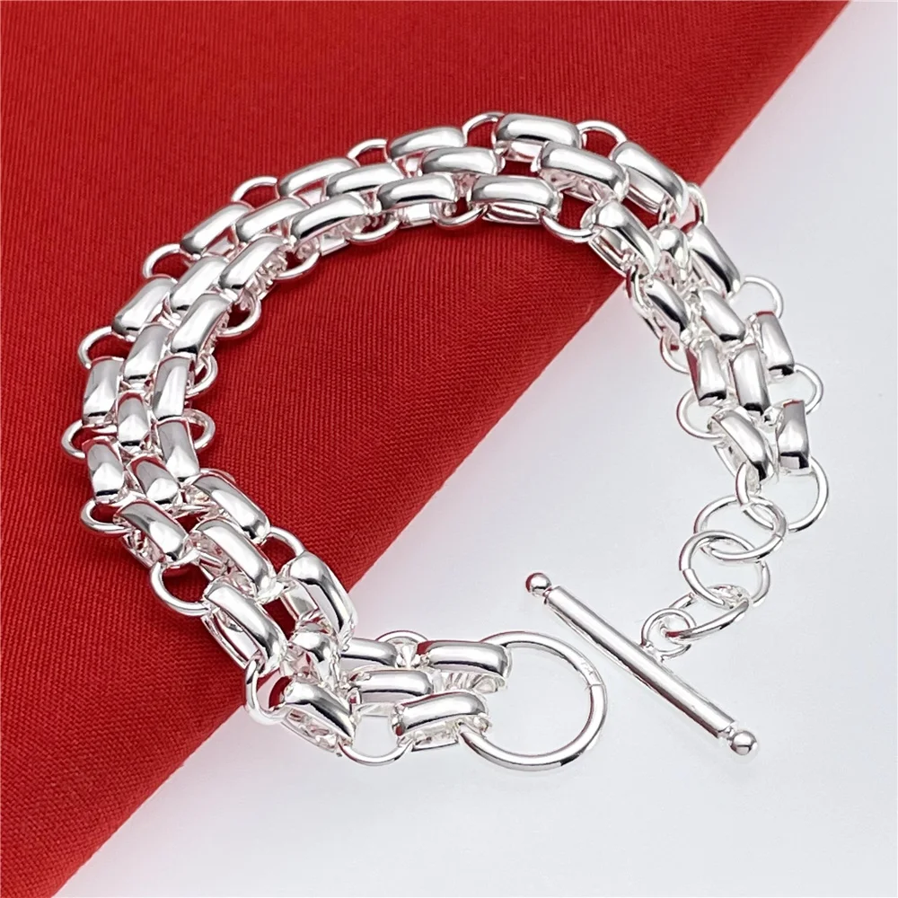 Andara925 sterling silver bracelet fashion TO ring bracelet women engagement jewelry gift