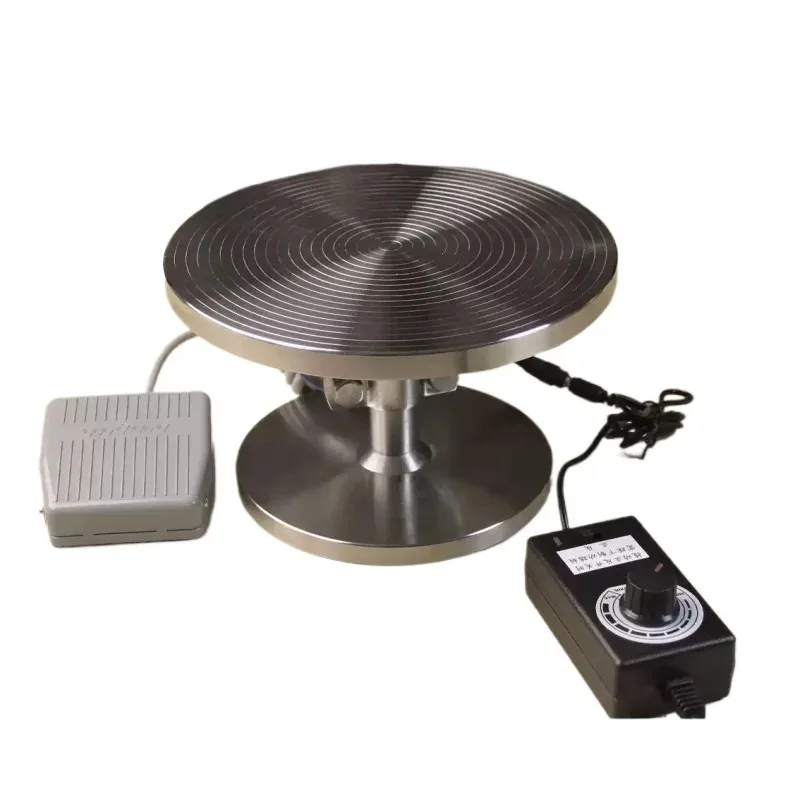 Stainless Steel Electric Ceramic Turntable 360 ° Rotating Platform for Carving Painting Gold Plating and Line Drawing Tools
