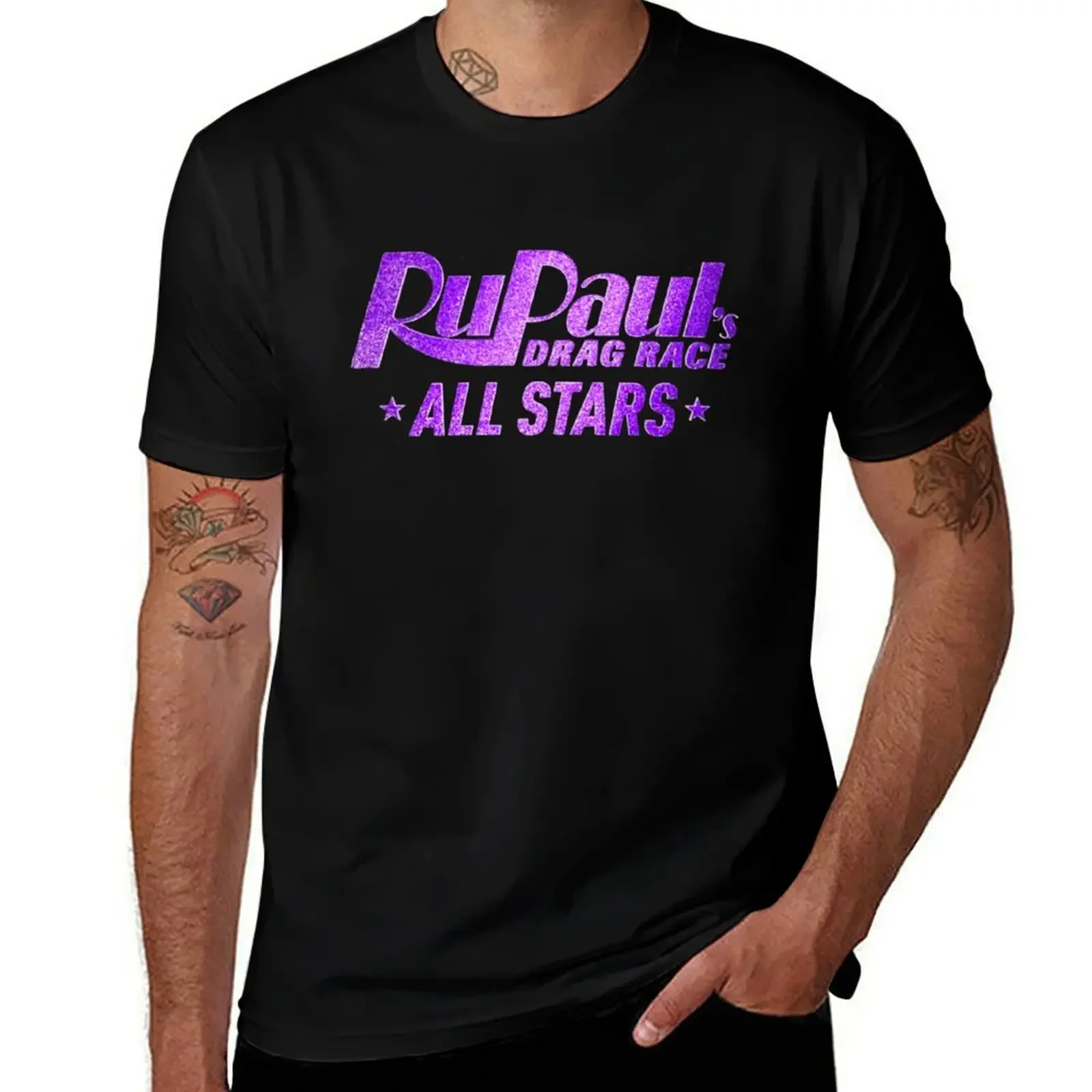 drag race all stars 5 T-Shirt Man t-shirt tees summer tops oversized t shirt men