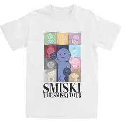 Vintage T Shirt Smiskis Eras Tour Cotton T Shirts Japanese Fashion Tee Shirt for Man Beach Y2K Fun Pattern Short Sleeve Tees