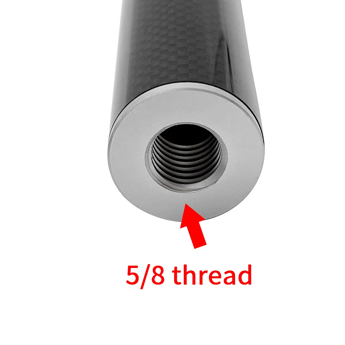 5/8 Thread Carbon Fiber Pole Antenna Extend Section Pole prism GPS GNSS surveying Rod prisma