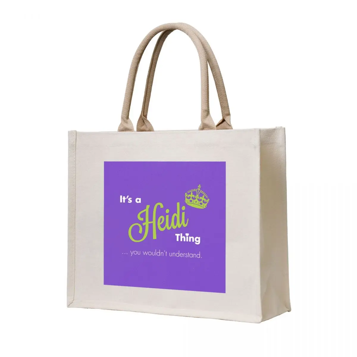Heidi Thing Tote Bag canvas shopping bag tote bags cloth bags Shopping bags reusable grocery