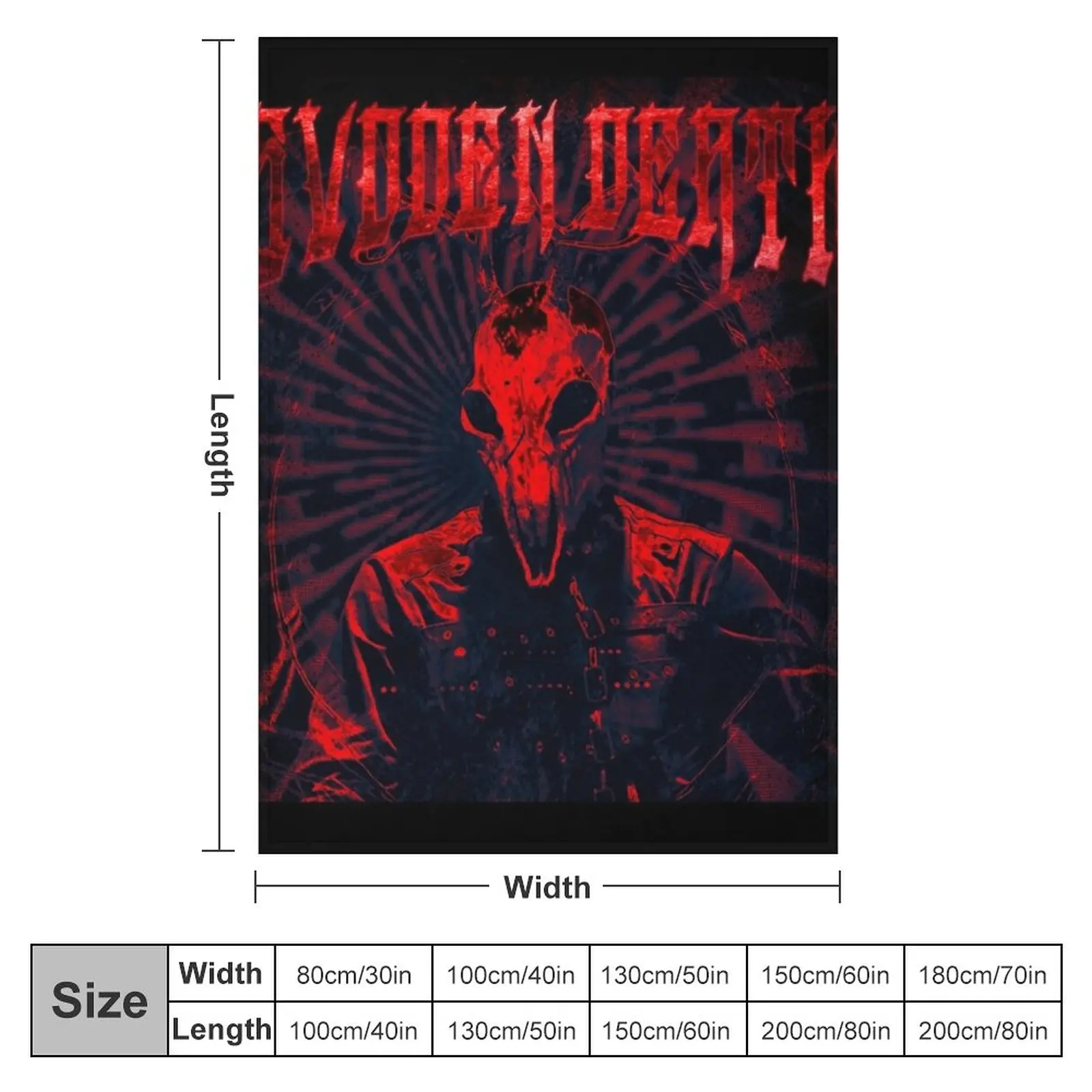 Svdden Death metal Throw Blanket Extra Large Throw Blanket Furry Blankets