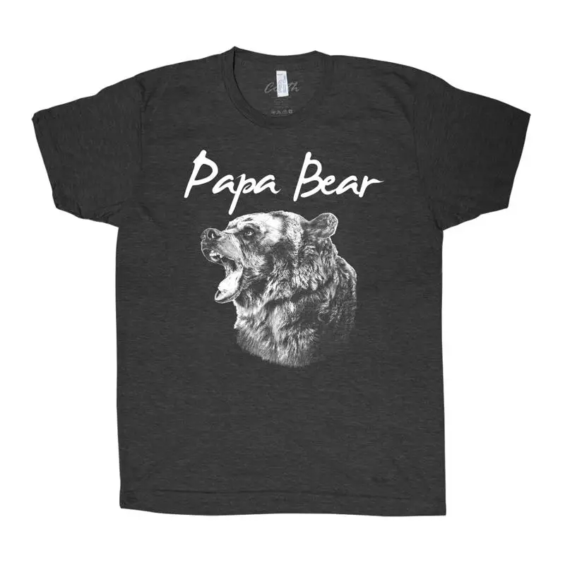 

Мужская футболка Papa Bear для папы с изображением грампы