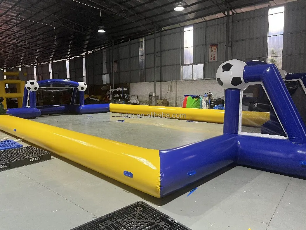 Inflatable Football Soccer Field,Inflatable Soap Football Field,Door Close To Door Giant Inflatable Soccer Pitch