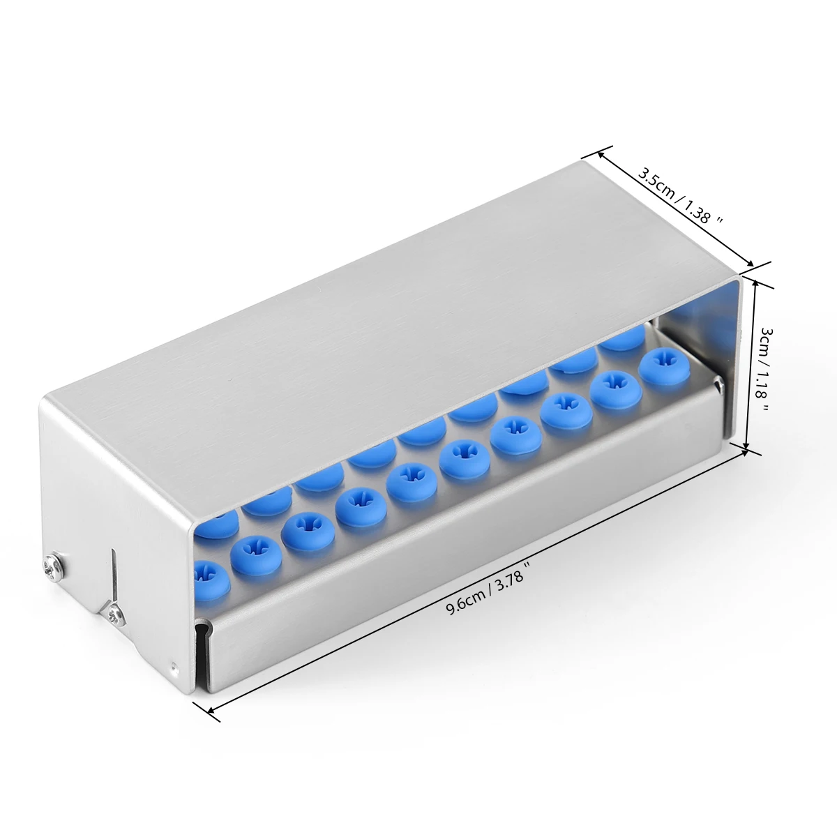 AZDENT 8/30 ثقوب الأسنان بور حامل معقم إندو ملف صندوق تعقيم منظم 135 ℃   أدوات مختبر قابلة للتعقيم
