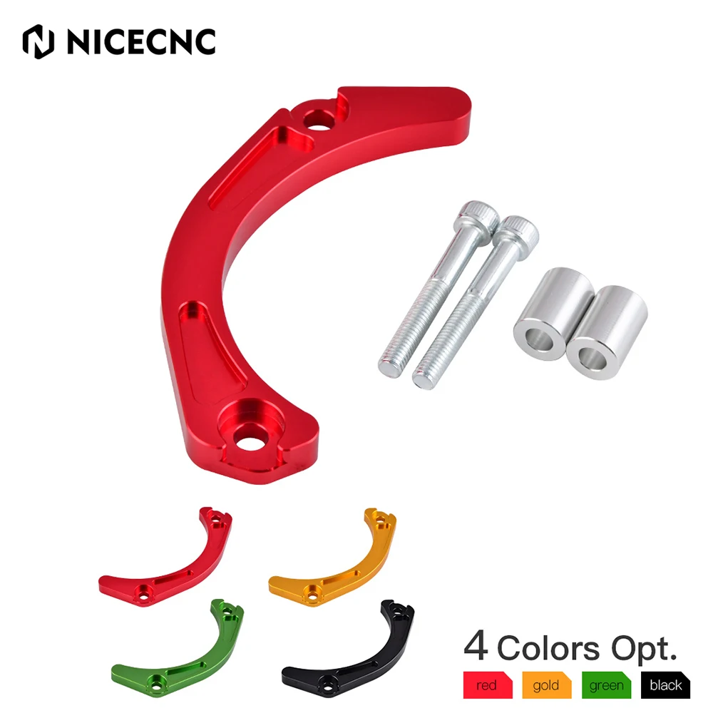 NICECNC Case Saver Chain Guard For Kawasaki KFX400 2003-2006 For Suzuki Quadsport Z400 LTZ400 2003-2014 6061 Billet Aluminum
