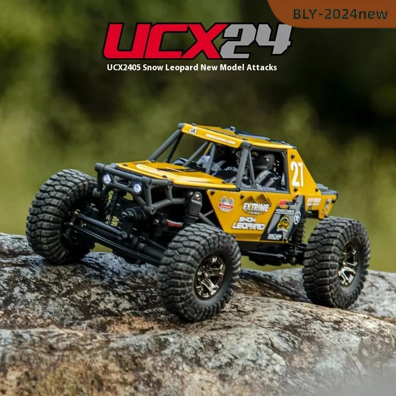 UDIRC UCX24 1/24 RC Crawler Brushless/Brushed Motor 4WS Mini Rock Crawler 3-Speed Transmission RTR RC Car Toys