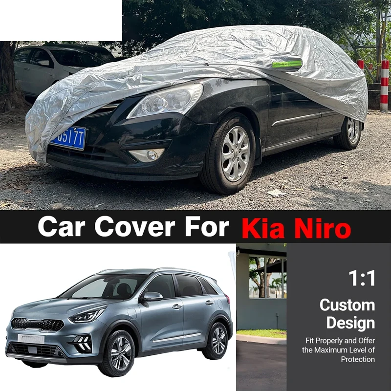 

Car Cover For Kia Niro Outdoor Auto Sun Shade Anti-UV Snow Rain Protection Cover Dustproof