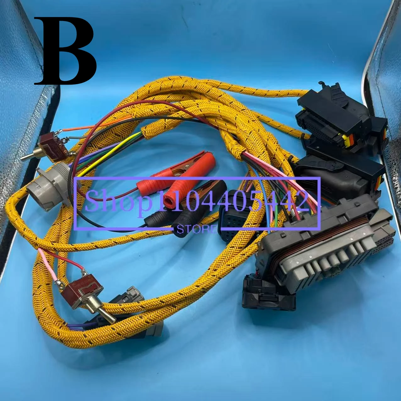 ECU Monitor Testing Wiring Harness D 320D 320GC 330GC  Engine Diagnostic Start Cable for Parts