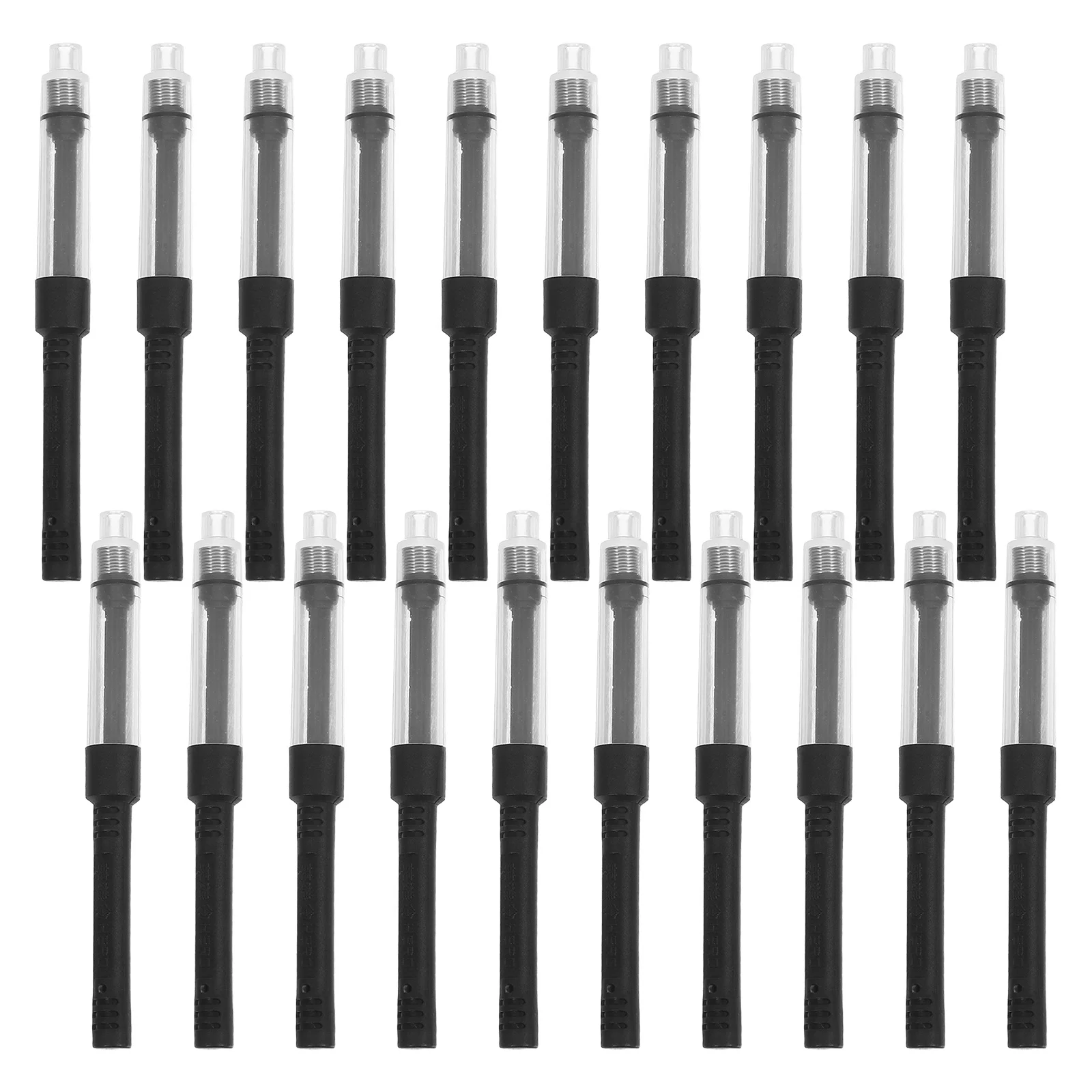 20Pcs Fountain Pen Ink Converter Universal Refillable Ink Absorber Push Pull Filling Tool for Writing Office School Travel