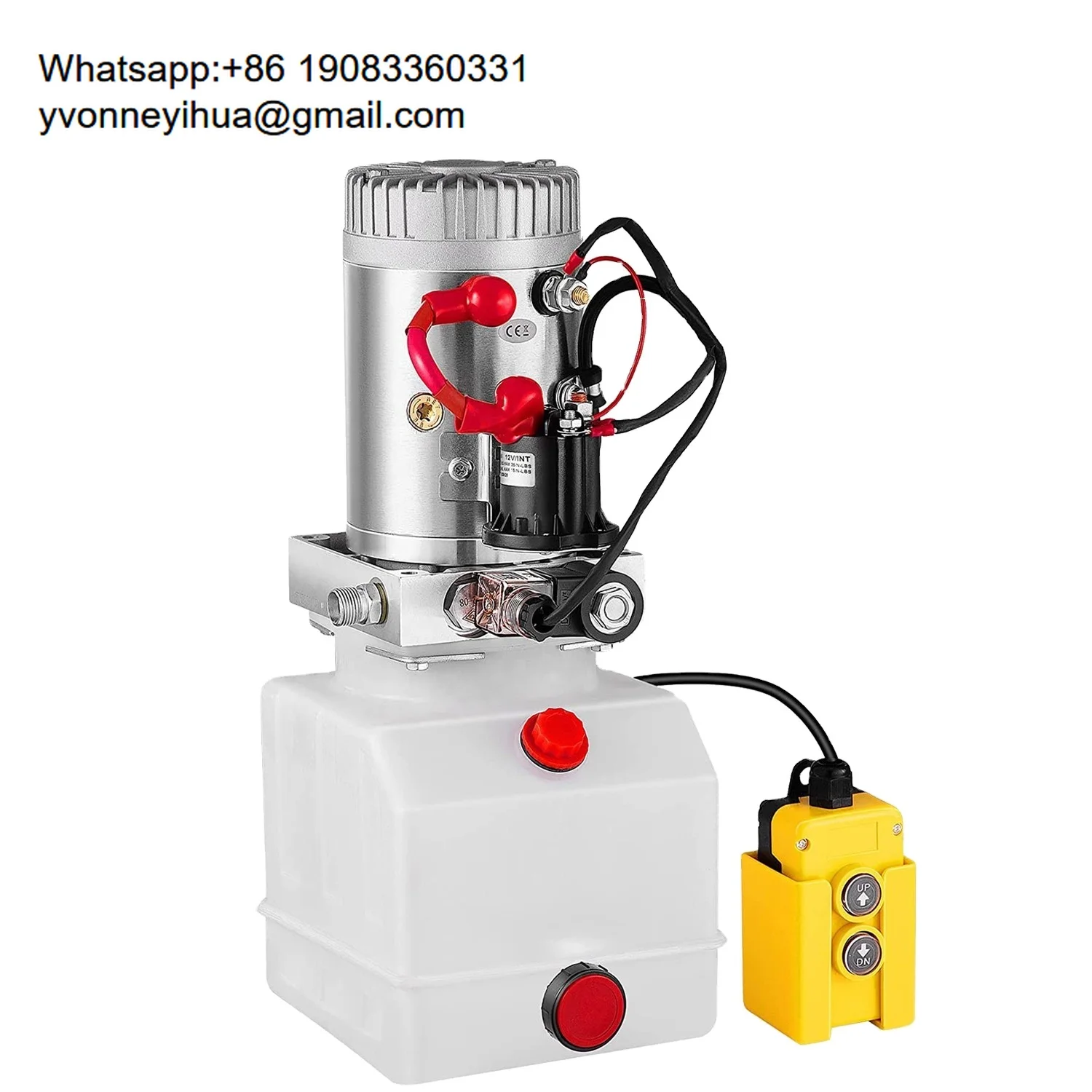 

12V 4 Quart Single-Acting Electric Hydraulic Power Pack New Condition 1-Year Warranty For Dump Trailer
